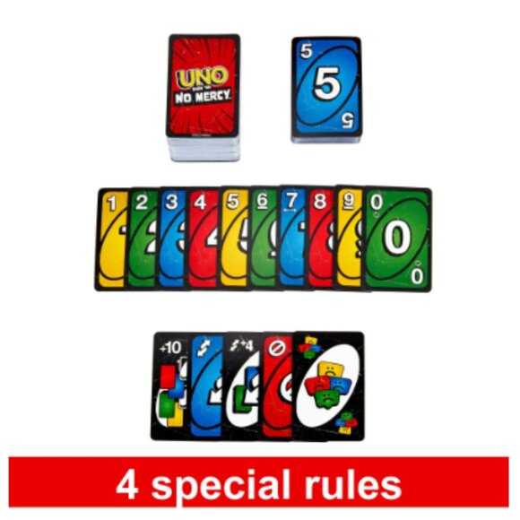 UNO SHOW'EM NO MERCY Card Game- 2 pack - Picture 8 of 9